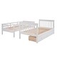 preview thumbnail 5 of 17, Merax Stairway Twin over Twin Bunk Bed with 3 Drawers