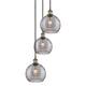 Option Black Antique Brass / Light Smoke Deco Swirl