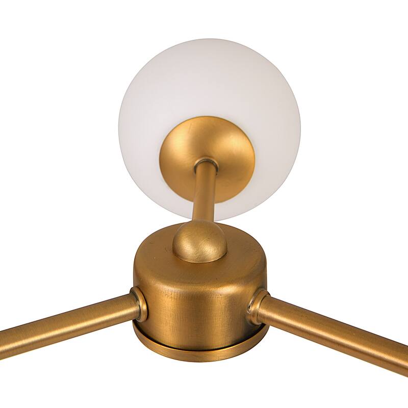 Sputnik Opal Glass Chandelier