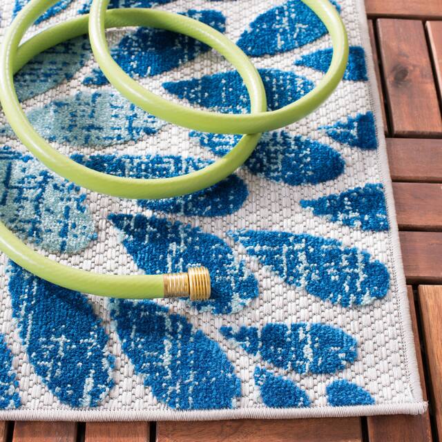 SAFAVIEH Cabana Lilah Indoor/ Outdoor Waterproof Patio Floral Rug