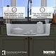 preview thumbnail 26 of 57, Karran QT-812 Top Mount 33 in. Large Single Bowl Quartz Kitchen Sink Kit