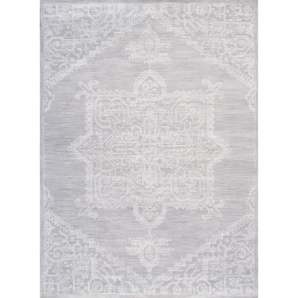 Pasargad Home Modern Hand-Tufted Wool Area Rug
