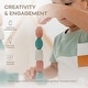 preview thumbnail 16 of 26, Stacking Rocks, 36 pcs Wooden Stacking Stones by Comfy Cubs