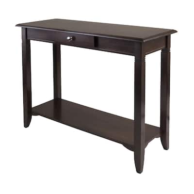 Nolan Console Table, Cappuccino - 40"W x 16"D x 30"H