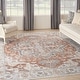 preview thumbnail 57 of 88, Nourison Astra Machine Washable Distressed Area Rug 7' 10" x 10' - Gold/Multi