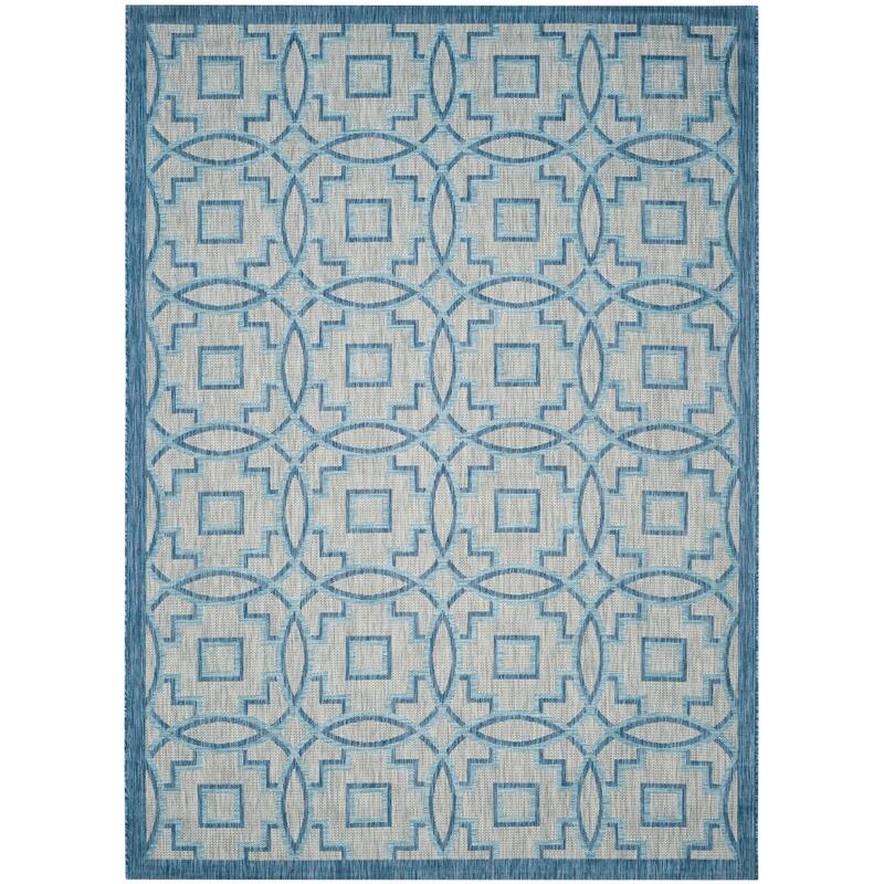 SAFAVIEH Courtyard Shelvia Indoor/ Outdoor Waterproof Patio Backyard Rug