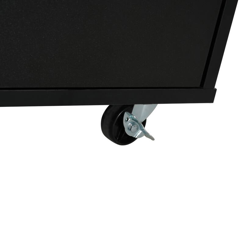 Christopher Knight Home - Urban Kitchen Modern Storage Rolling Kitchen Cart with Adjustable Shelf