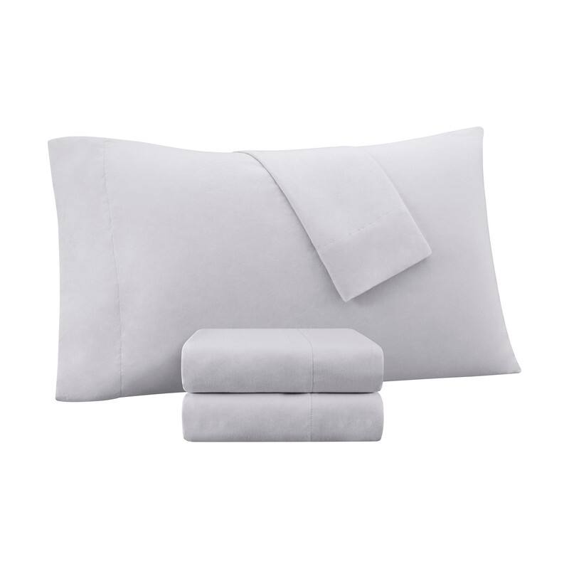 Serta Supersoft Washed Cooling Sheet Set, Includes Bedding Sheets and Pillowcases