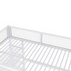 preview thumbnail 7 of 7, Full Size Metal Loft Bed with 4-Tier Shelves and Storage, White