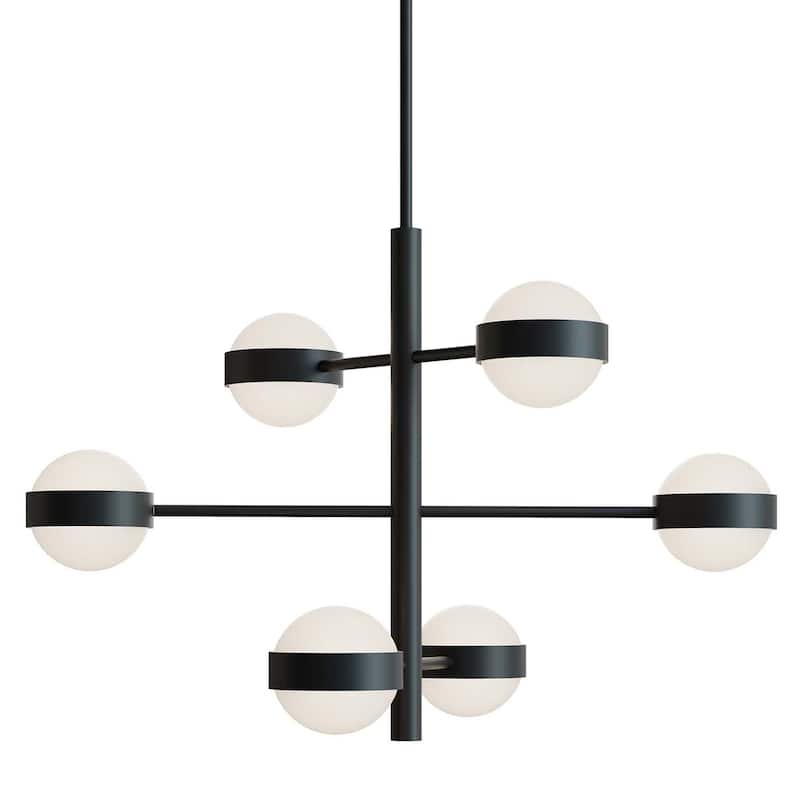 AFX VRNP3X6LAJUD Verona 30" Wide Pendant - Black