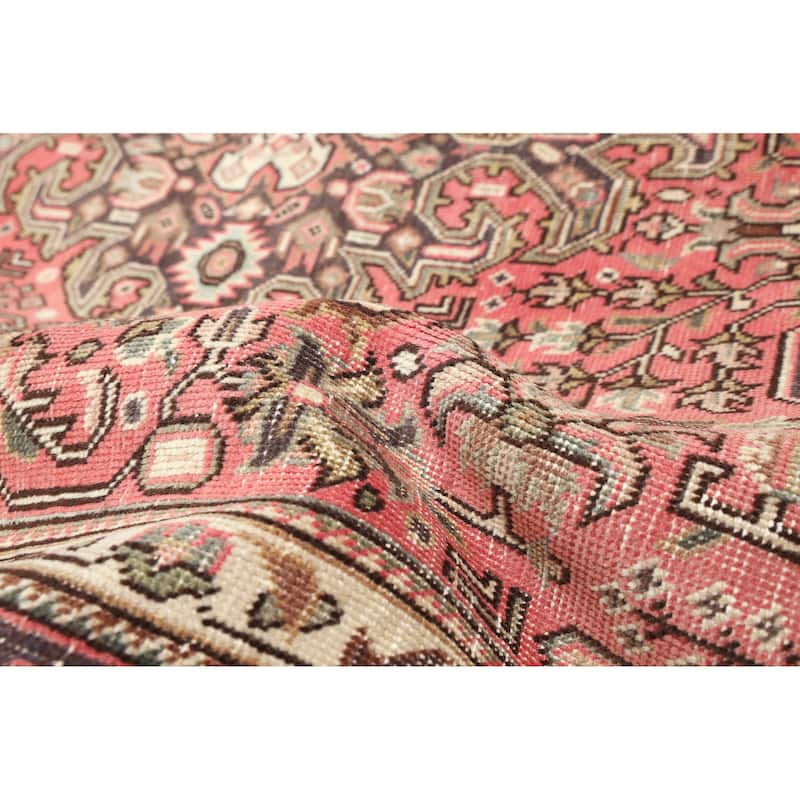 ECARPETGALLERY Hand-knotted Antalya Vintage Light Red Wool Rug - 6'4 x 9'1