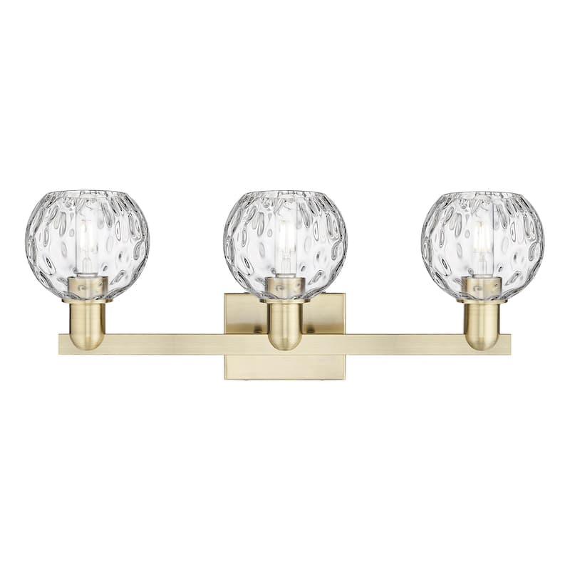 Innovations Lighting Endless Possibilities Arcadia - Athens Water Glass - 3 Light 25" Bath Vanity Light