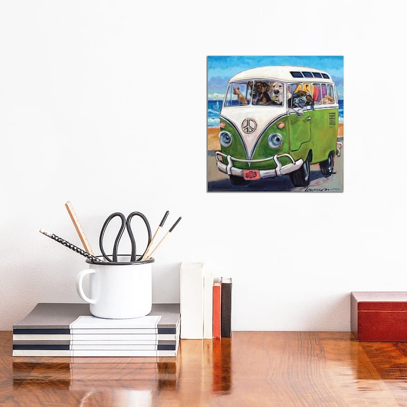 iCanvas "Hang Loose" by CR Townsend Canvas Print - 12x12x0.75