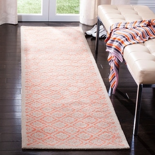 Martha Stewart by SAFAVIEH Blossom Lattice Hand-hooked Wool Area Rug