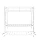 preview thumbnail 5 of 5, Heavy-Duty Metal Twin Over Full Bunk Bed with Safety Guardrails