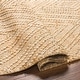 preview thumbnail 4 of 5, Deonne Handmade Jute & Wool Area Rug