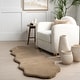 preview thumbnail 9 of 19, Nuloom Eline SuperiorWash Faux Sheepskin Machine Washable Area Rug