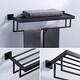 preview thumbnail 3 of 8, Two Towel Holders Wall mounted Towel Rack