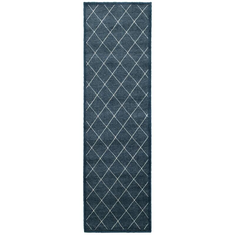 Vista Home Easton Diamond Trellis Heathered Area Rug