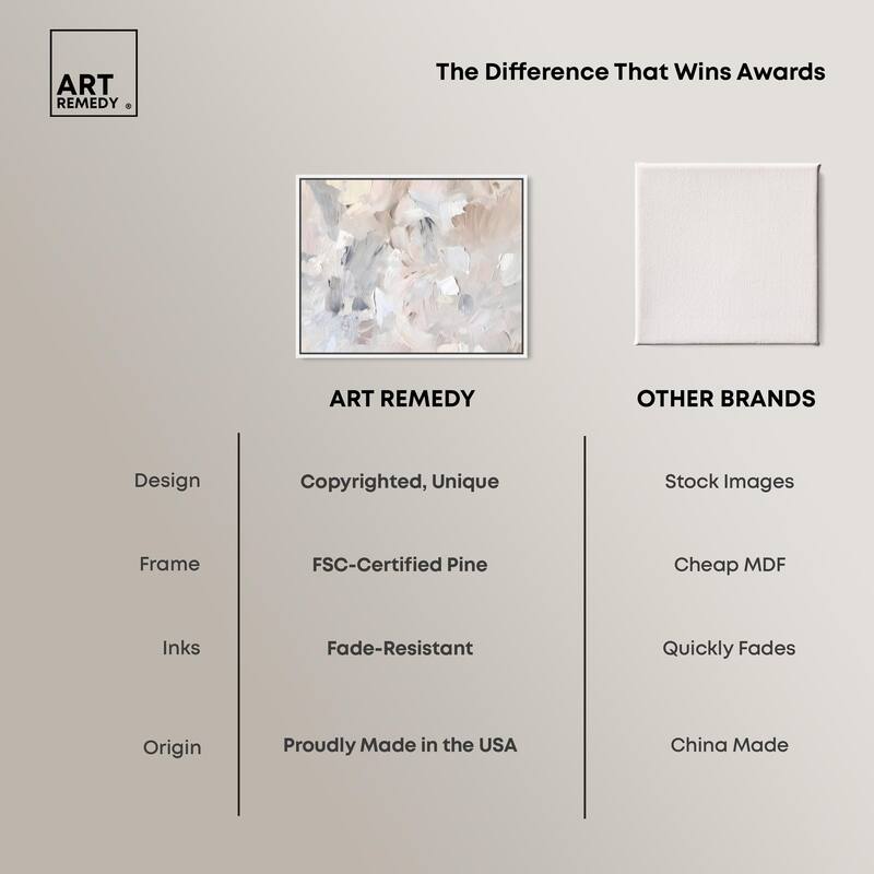 Soft Colors Fade II Canvas by Art Remedy