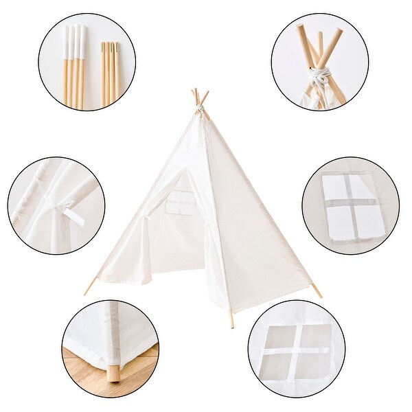 Folding teepee outlet