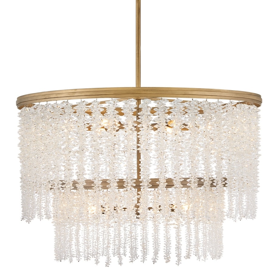 Fredrick Ramond FR41498 Rubina 12 Light 30" Wide Crystal Waterfall