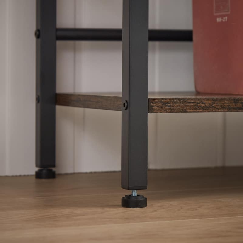 Industrial Retro Wooden 5-shelf Bookshelves