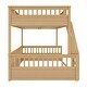 preview thumbnail 26 of 25, Full XL over Queen Bunk Bed with Ladder and Guardrails