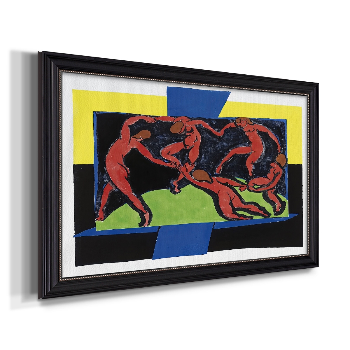 The Dance 1910-Henri Matisse-Custom Framed Canvas - Overstock
