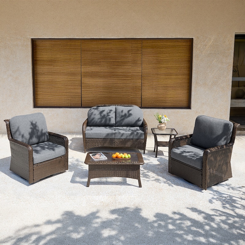 Patio Conversation Sets With Cushions