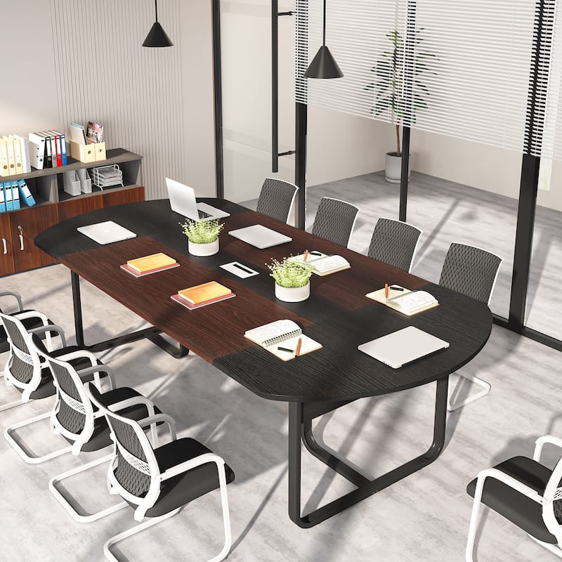 6FT Oval Conference Table, Large Meeting Table