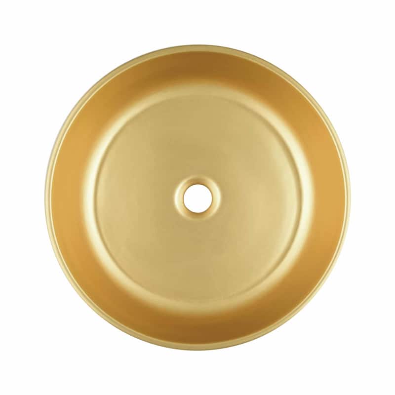 Bliss Fireclay Vessel Bathroom Sink - 16" x 16" x 4.5"