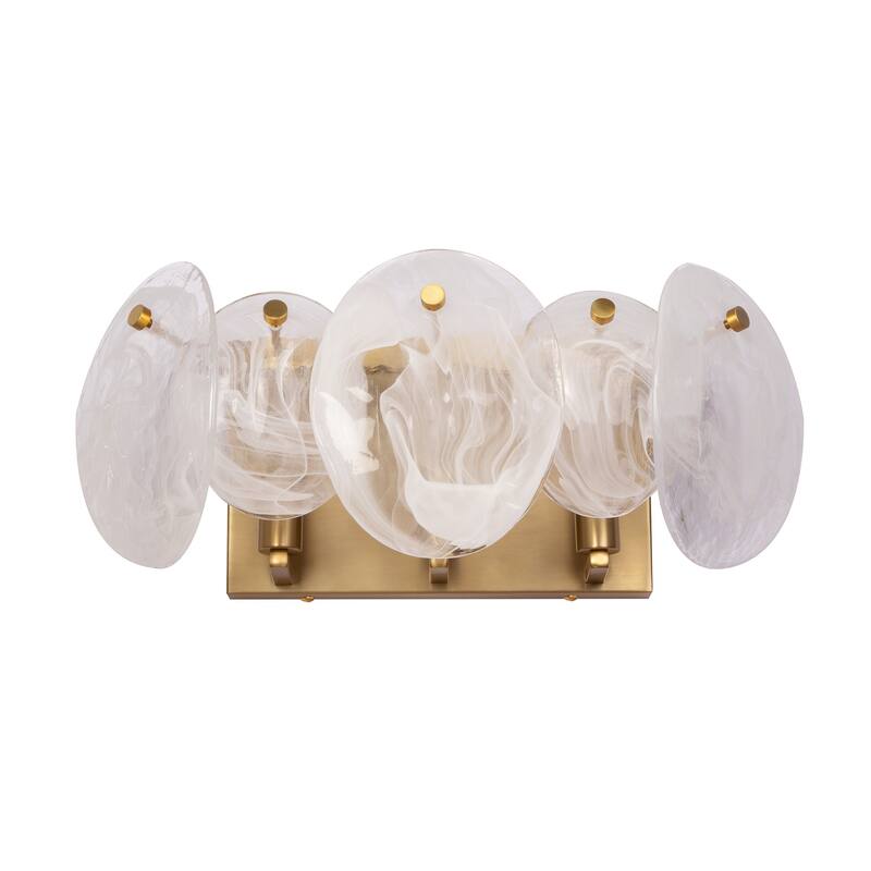 Artcraft Lily Bathroom Vanity - Brushed Brass Finish