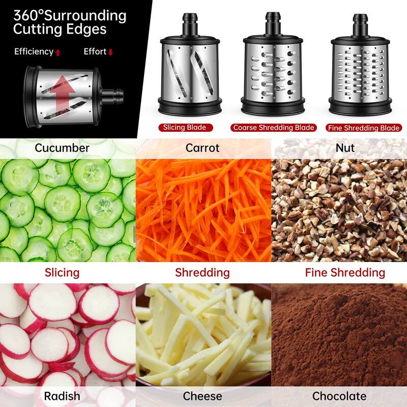 Slicer Shredder Attachments,Food Slicers Cheese Grater Attachment