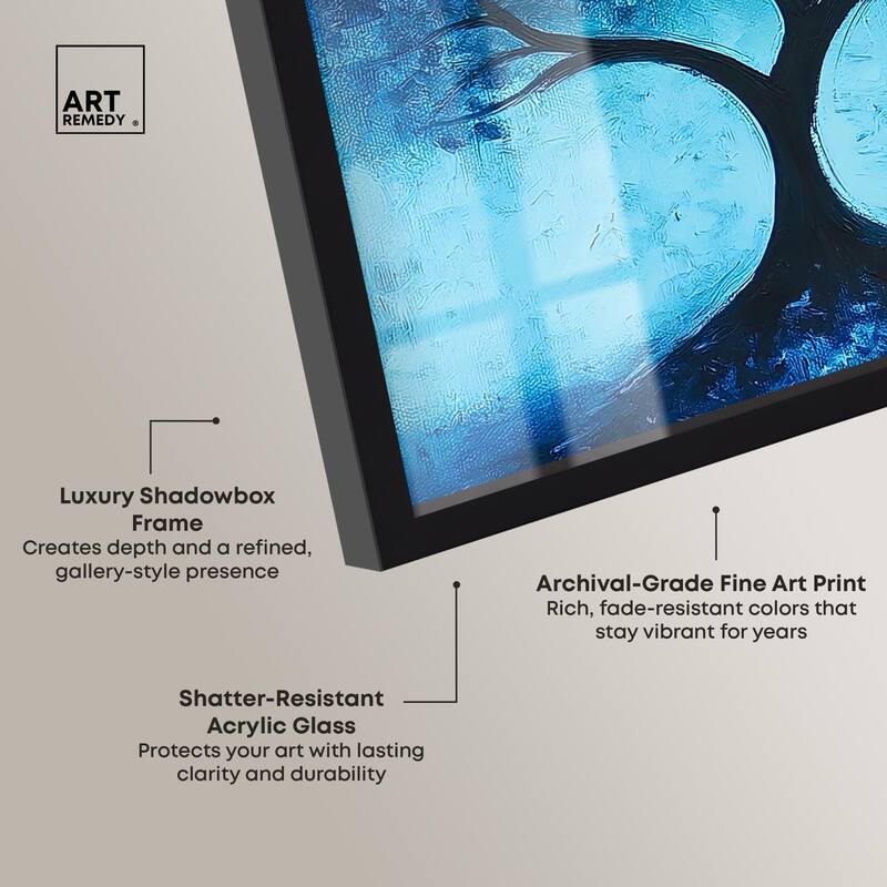 Tree of Opposites III Shadowbox by Art Remedy