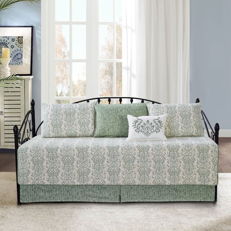 Serenta 6 Piece Cotton Blend Daybed Bedspread Coverlet Set - 75" x 39"