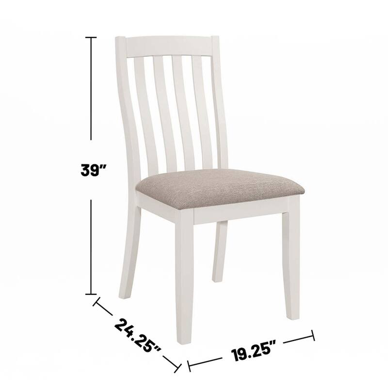 Set of 2 Upholstered Dining Chairs