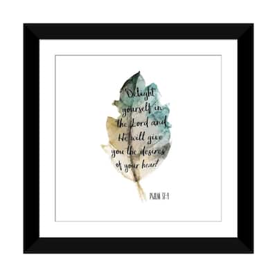 iCanvas "Psalm Leaf IV" by Kimberly Allen