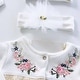 preview thumbnail 4 of 4, Newborn Baby Girl Outfit Set - Flower Embroidered Layette & Lace Details