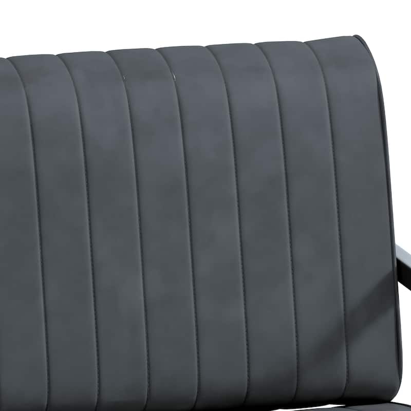 Modern Feature Armchair with Metal Frame