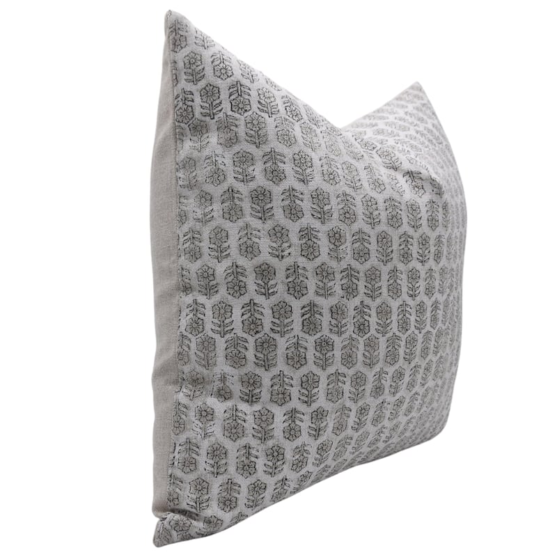 Fabdivine Linen Decorative Block print pillow Cover