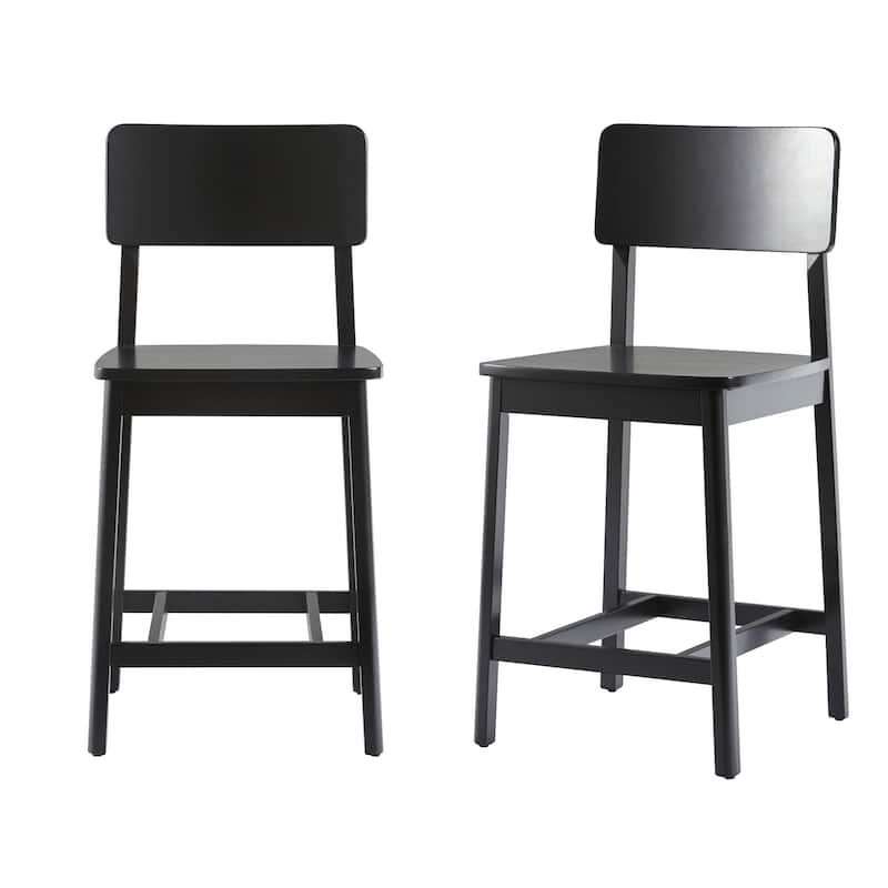 Middlebrook Designs Solid Wood Counter Stool (Set of 2)