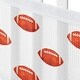 preview thumbnail 5 of 4, Sweet Jojo Designs + BreathableBaby Breathable Mesh Crib Liner Brown White Football Boy for Vintage Sport Themed