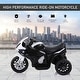 preview thumbnail 4 of 3, Toddler Ride-On Motorcycle Licensed BMW, 3-Wheel Electric Bike with Music and Headlight, 6V Battery-Powered