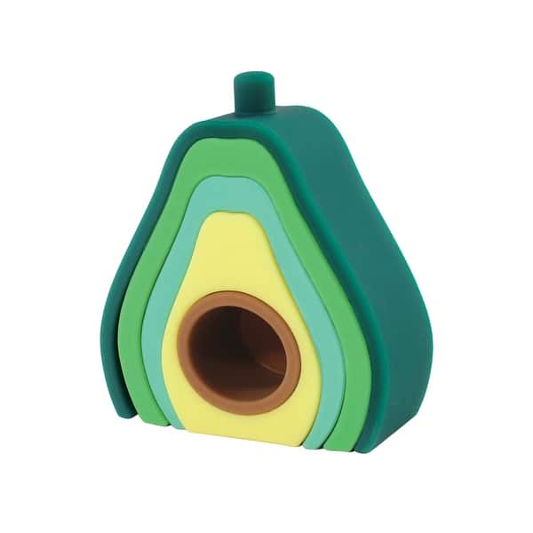 slide 1 of 1, Hudson Baby Silicone Toy Arches, Avocado, One Size - Avocado Avocado - Toddler