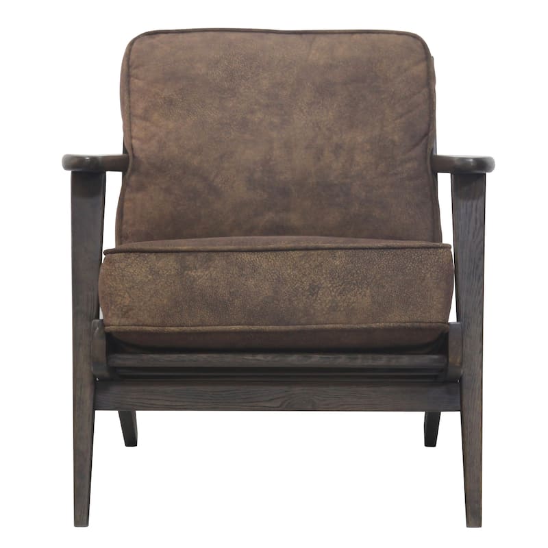 NPD Furniture Albert Solid Wood Frame Accent Chair