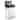 Dual Compartment Trash Can, Stainless Steel Recycling Bin with Foot Pedal for Home or Office