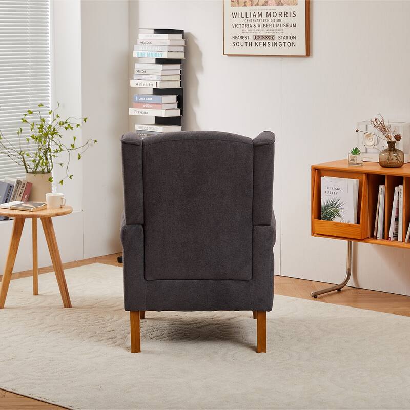 Arm Chairs Wingback Chairs with Solid Wood Coffee Table, Reading Chair