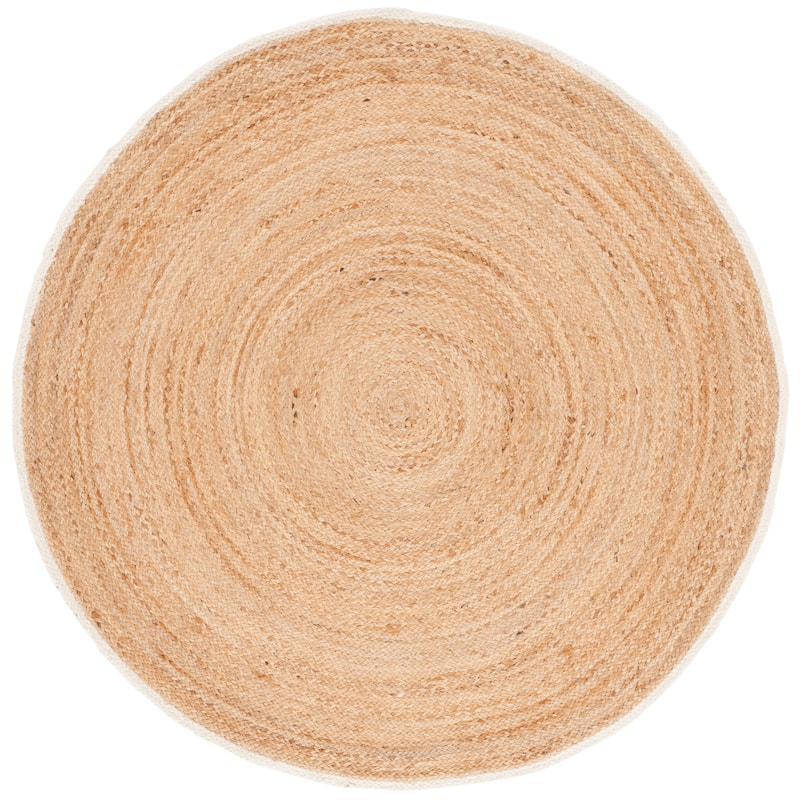 SAFAVIEH Hand-Woven Natural Fiber Stefanie Casual Jute Rug - 4' Round - Natural