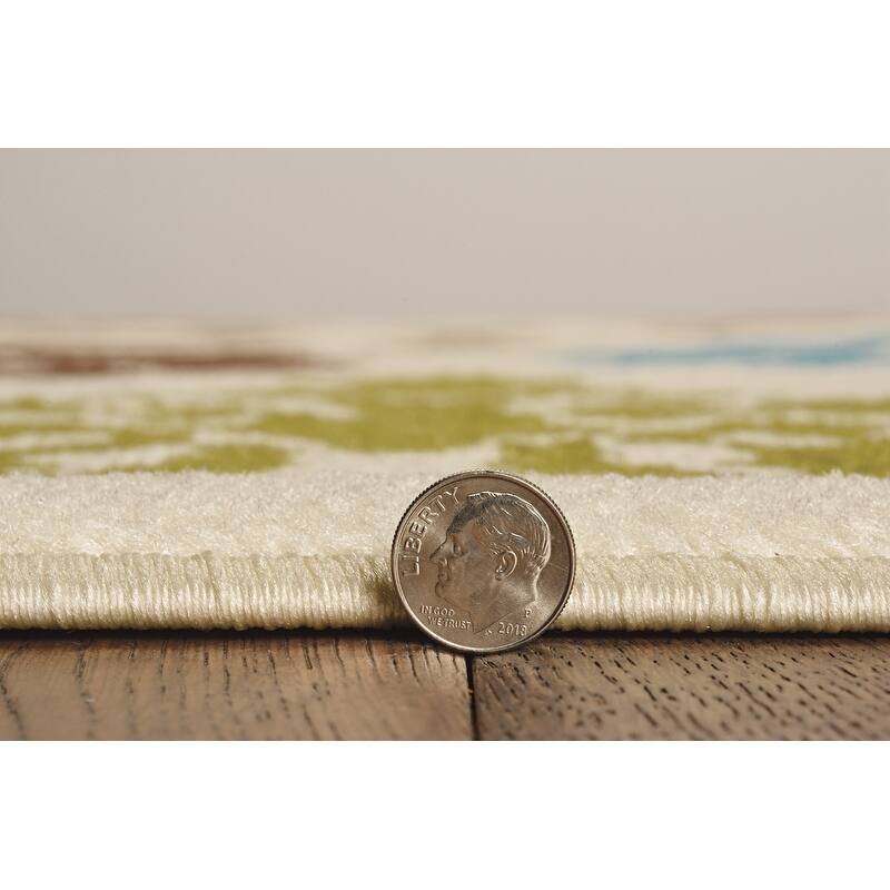 Claremont Damask Rug Collection